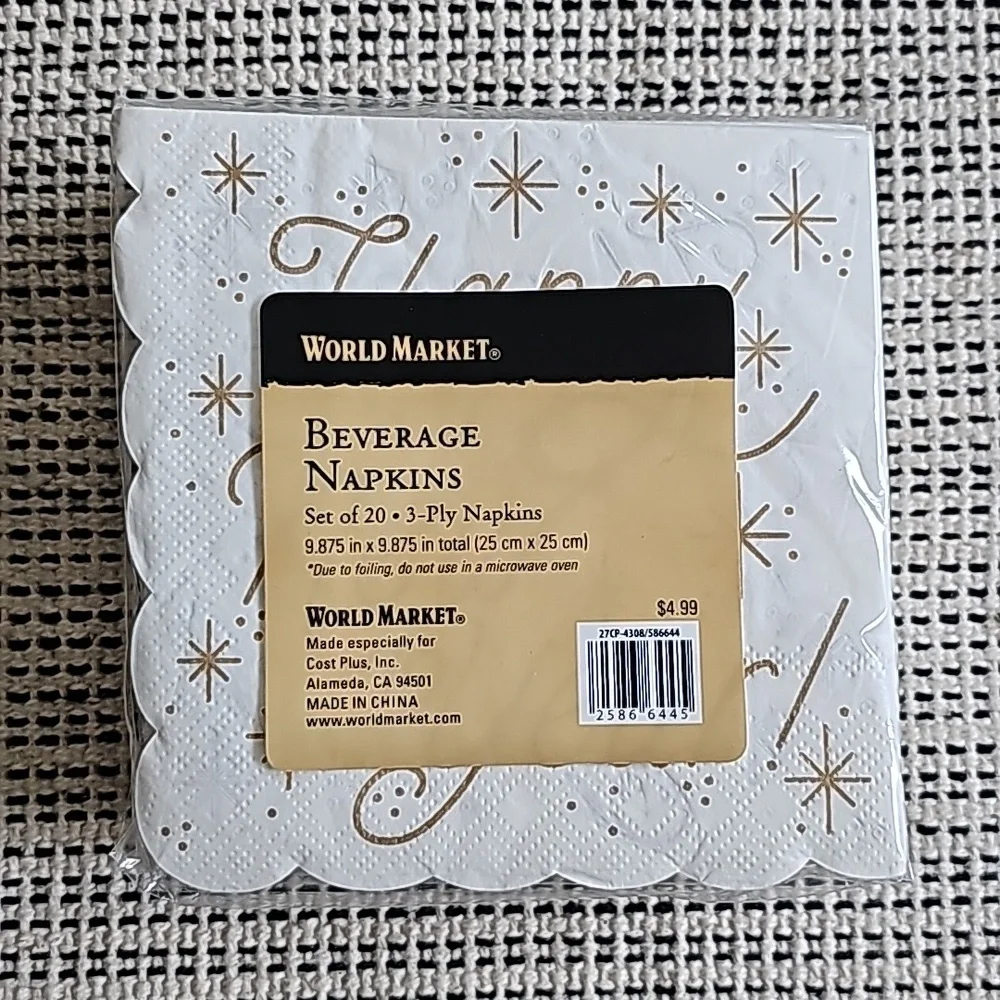 NEW Beverage Napkins